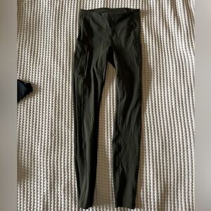 Lululemon green full length legging